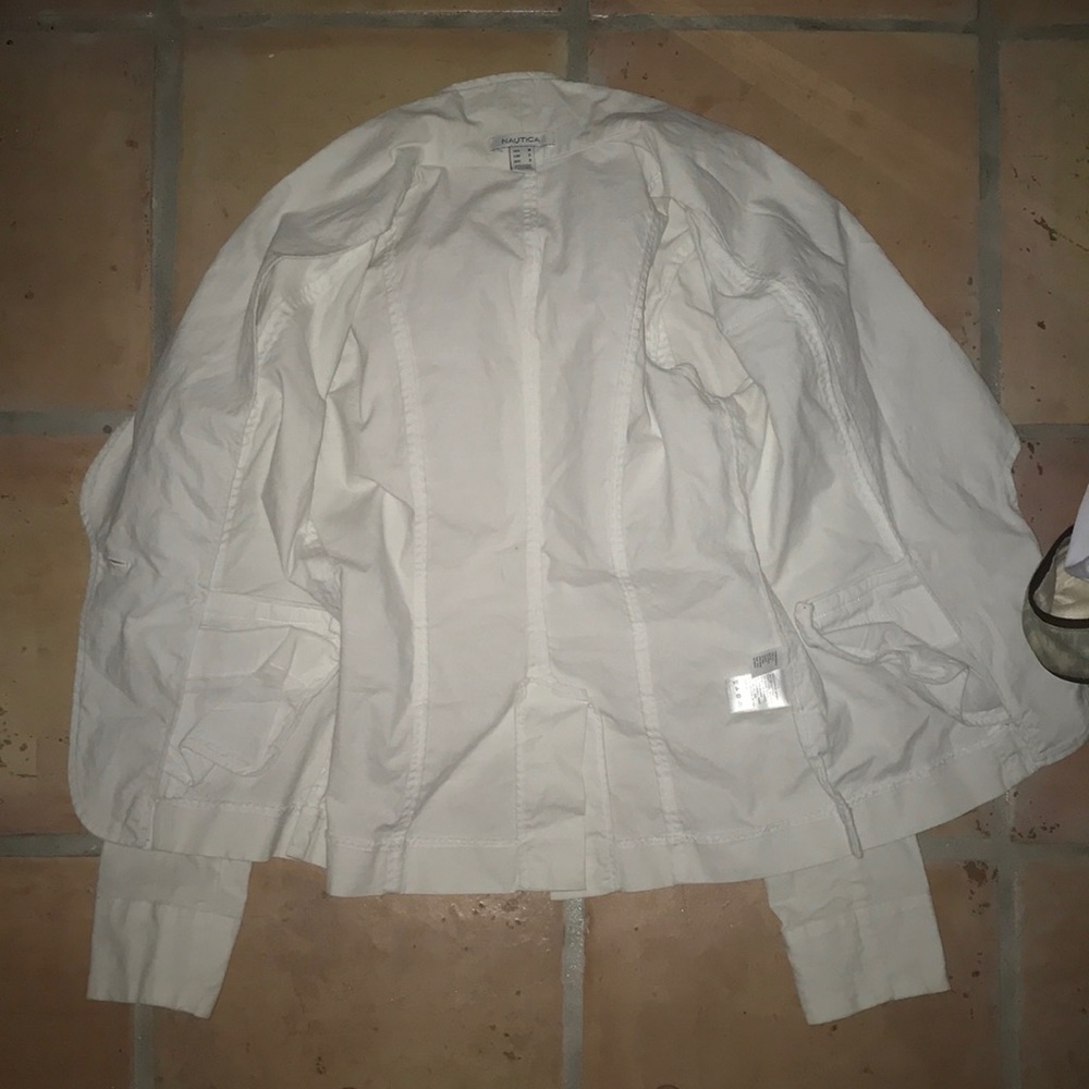 Nautica white jacket